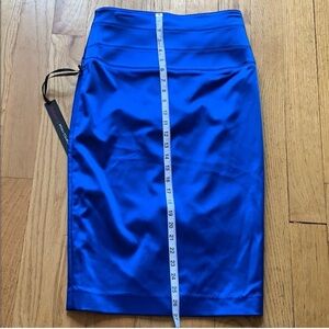 bebe Vibrant Blue Pencil Skirt NWT